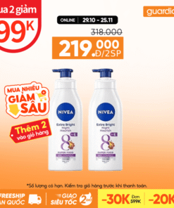 Sữa Dưỡng Thể Giúp Hỗ Trợ Sáng Da Ban Đêm Night White Nivea 350Ml